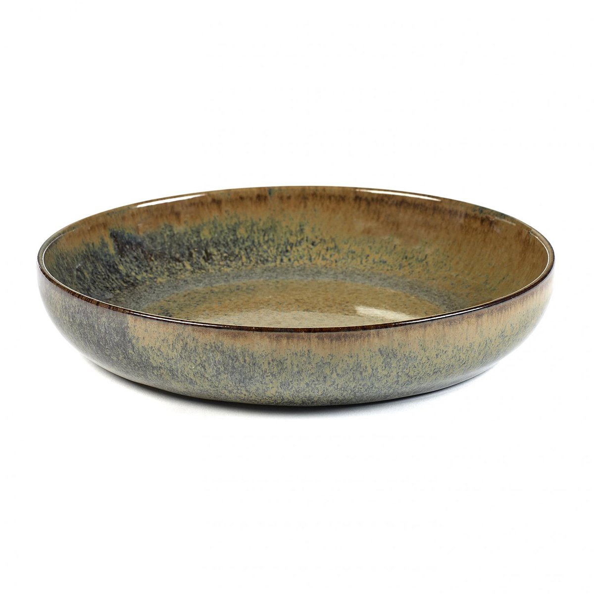 Serax Surface deep plate 21 cm indi grey | Scandinavian Design | Deep plates | Multi