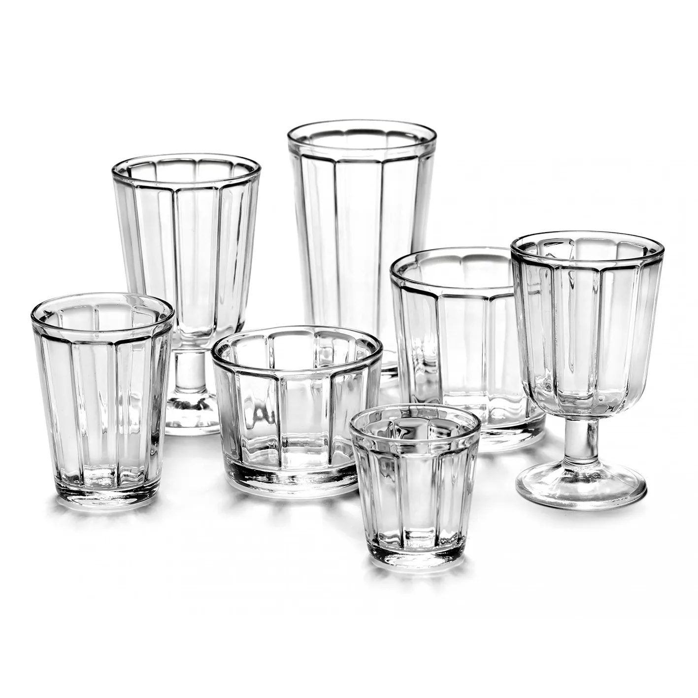 Surface espresso glass 10 cl 4-pack clear,  Serax