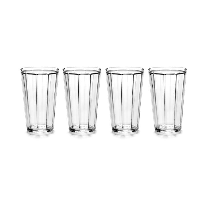 Surface longdrink glass 45 cl 4-pack clear - undefined - Serax