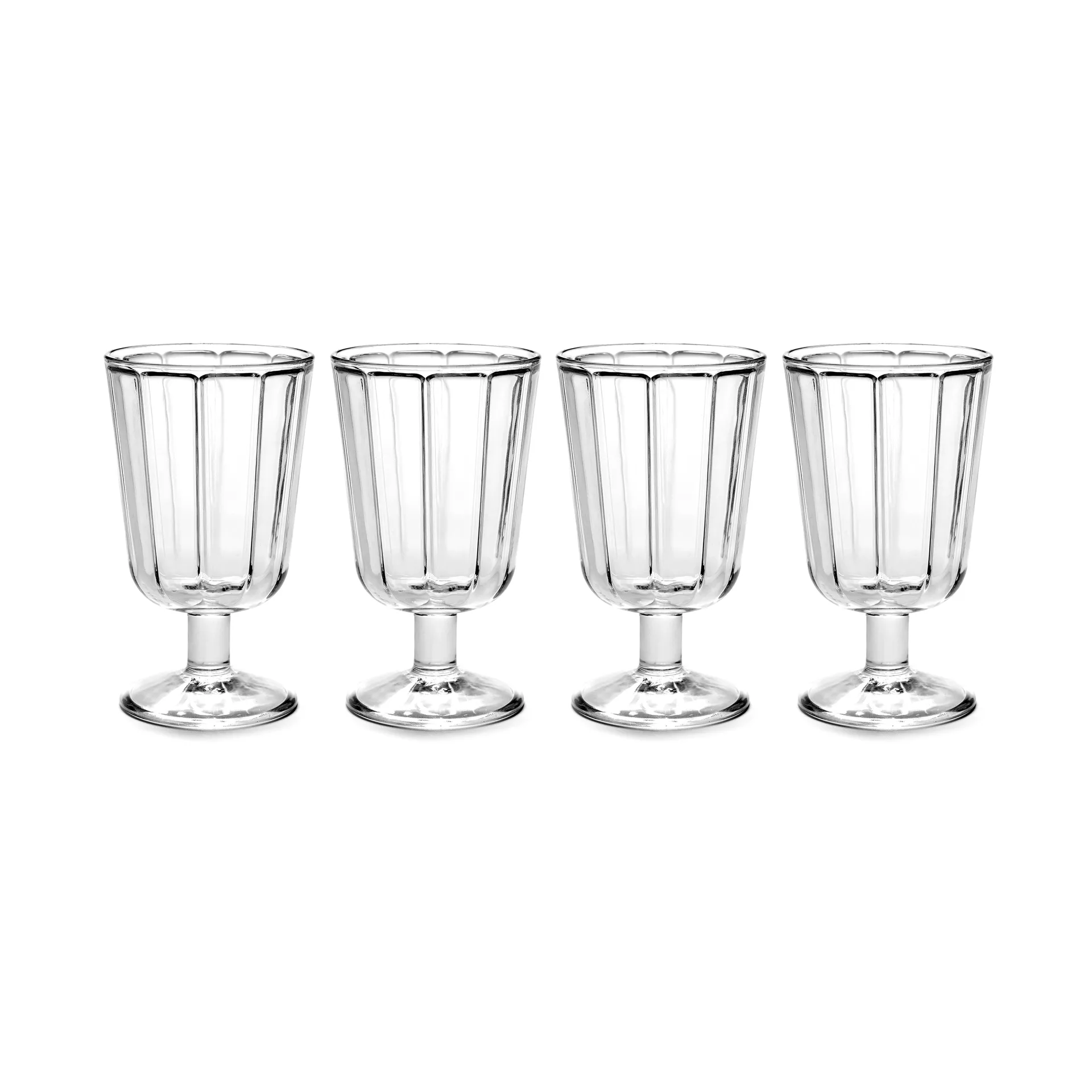 Surface red wine glass 23 cl 4-pack clear,  Serax