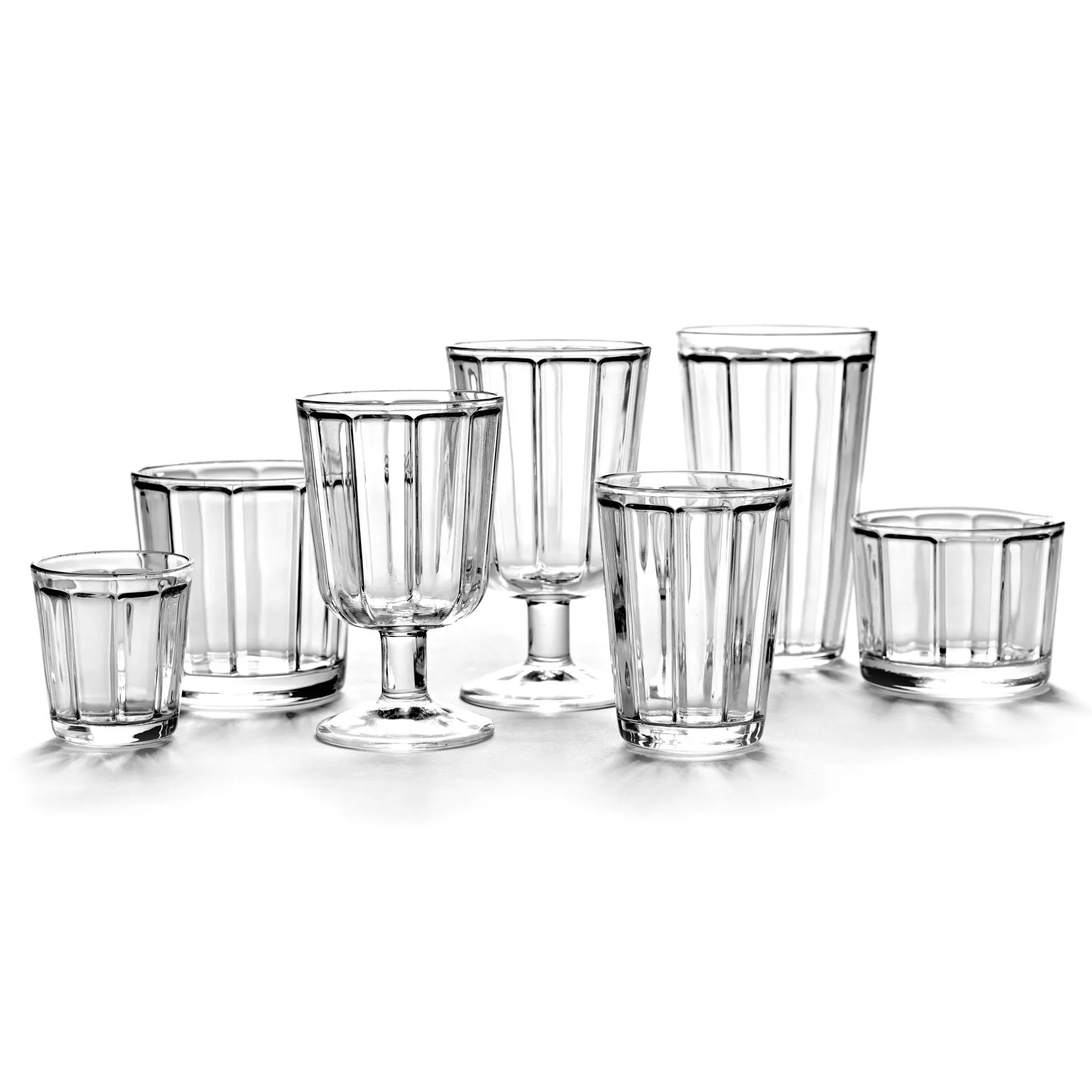 Surface red wine glass 23 cl 4-pack clear Serax