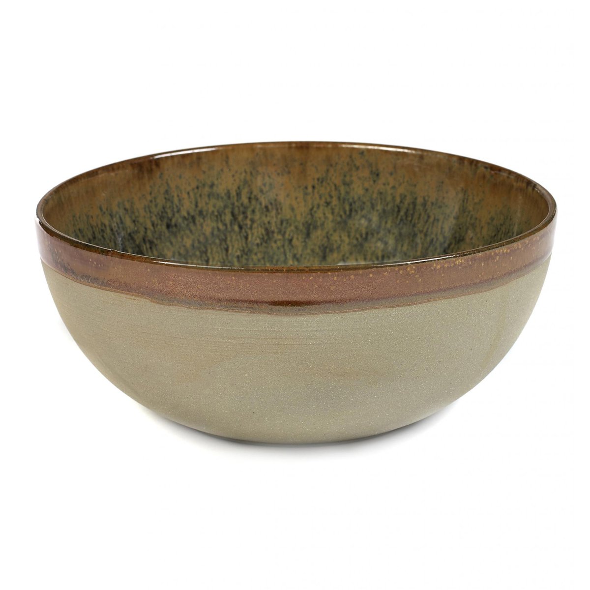 Serax Surface salad bowl 23.5 cm indi grey | Scandinavian Design | Salad bowls | Multi