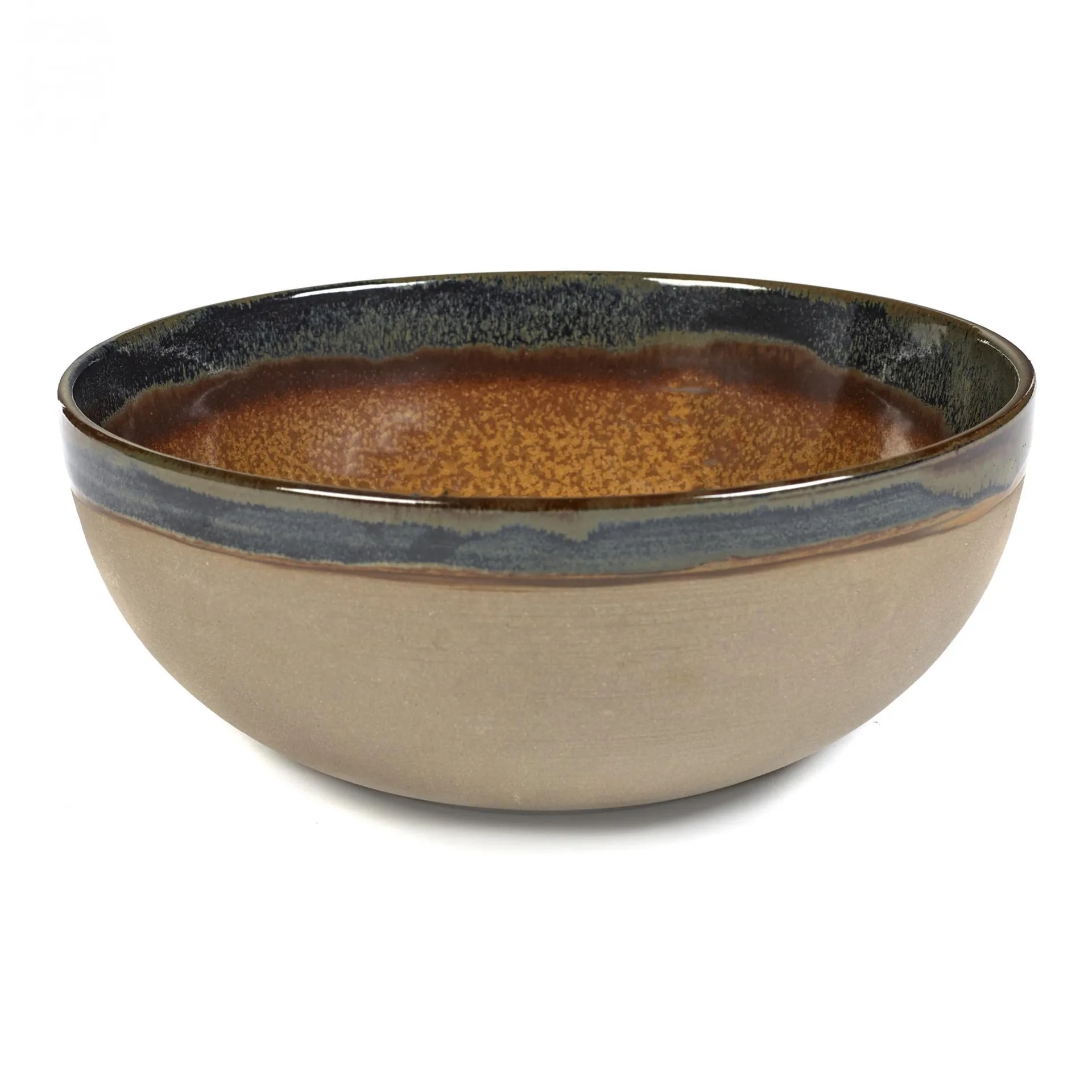 Surface salad bowl 23.5 cm, rusty brown Serax