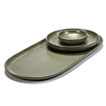 Surface tapas plate 17x35.5 cm - camogreen - Serax