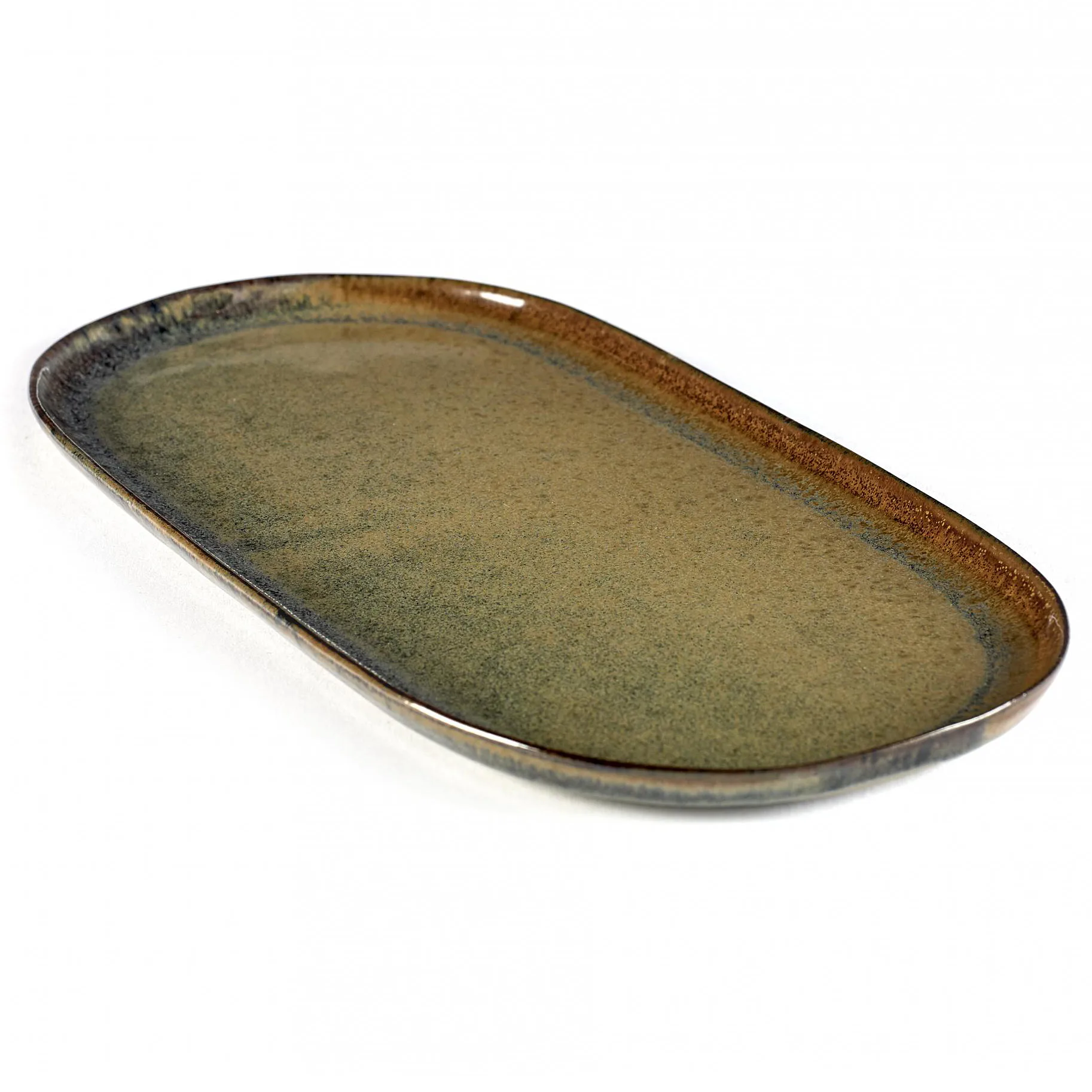Surface tapas plate 17x35.5 cm, indi grey Serax