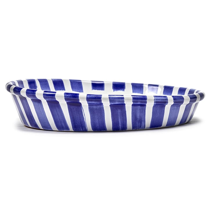 Table Nomade salad bowl L - white-blue - Serax