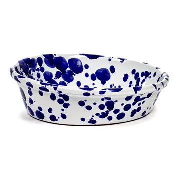 Table Nomade salad bowl M - white-blue - Serax