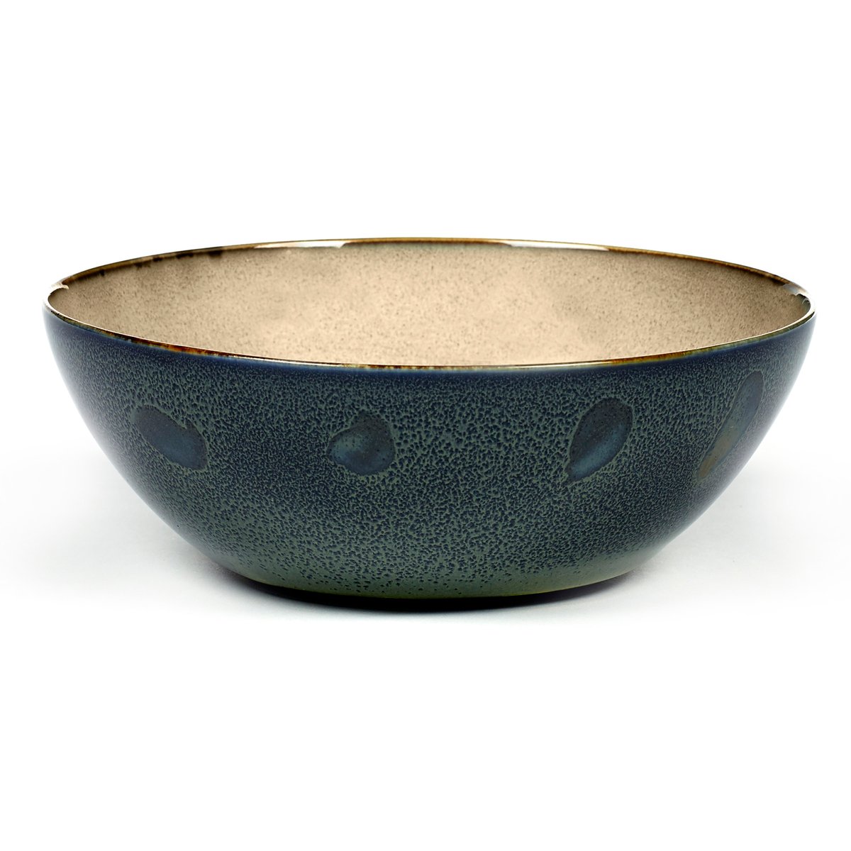 Serax Terres de Rêves bowl XL misty grey-dark blue | Scandinavian Design | Serving bowls | Blue