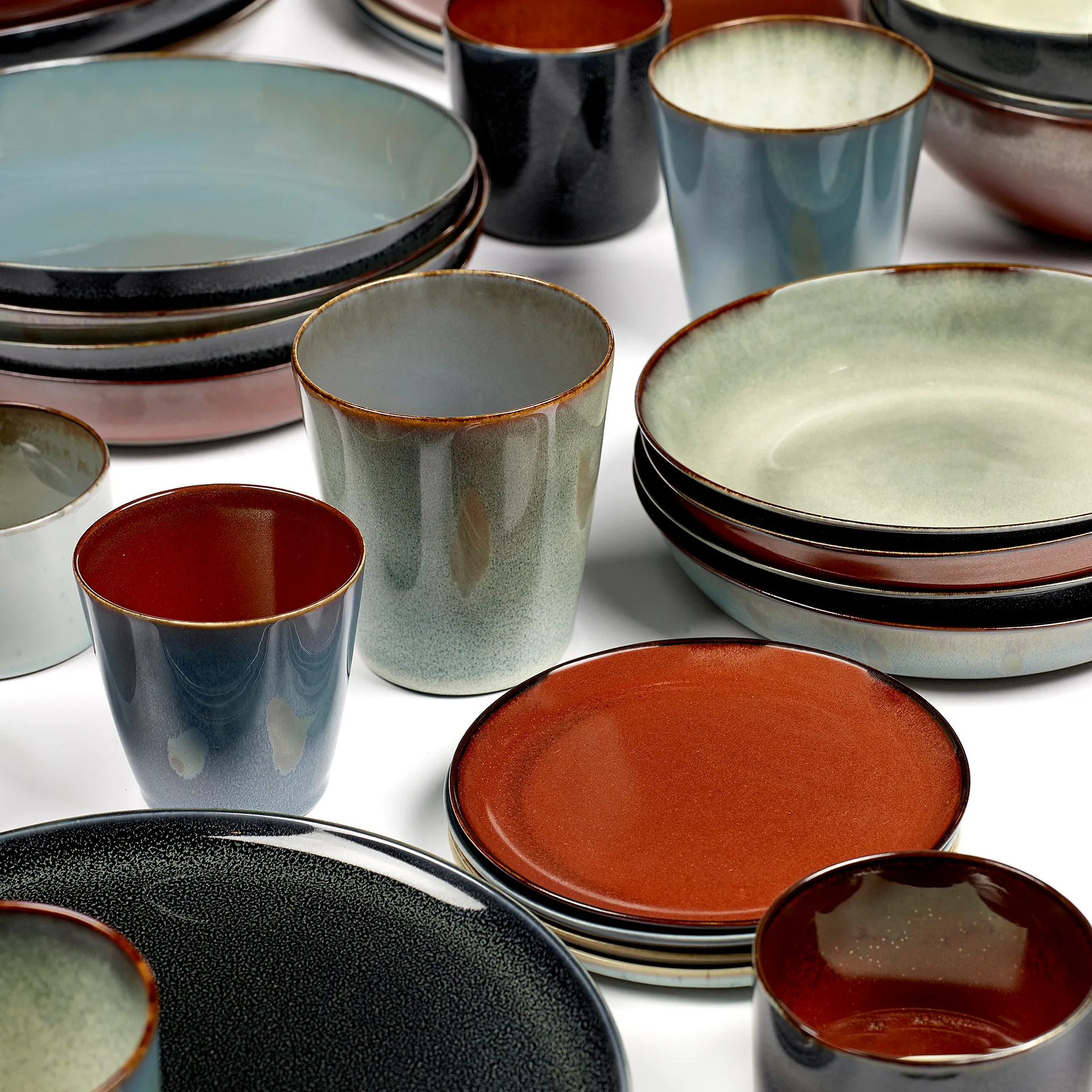 Terres de Rêves cup M, smokey blue-misty grey Serax