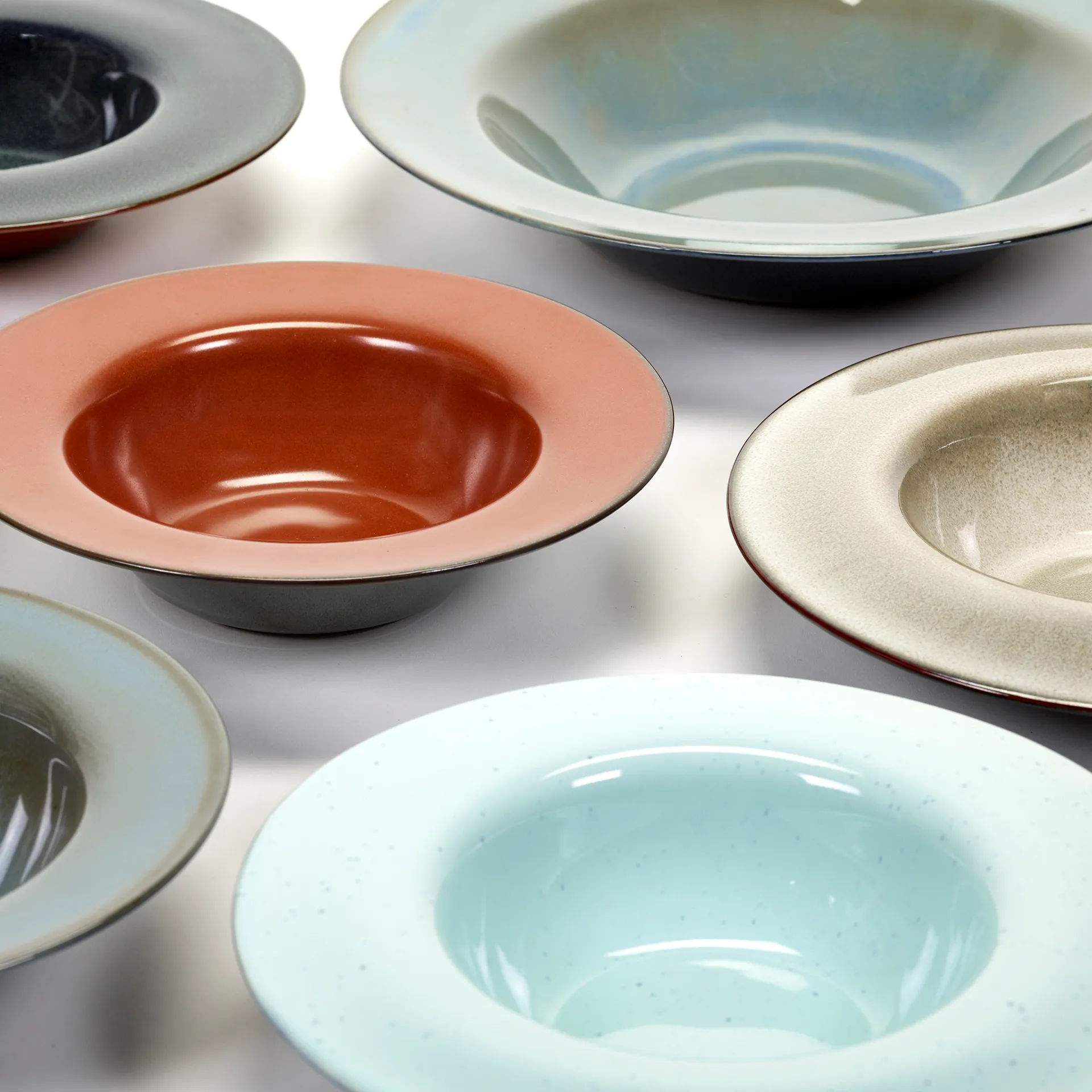 Terres de Rêves deep plate 21.3 cm, Misty grey-dark blue Serax