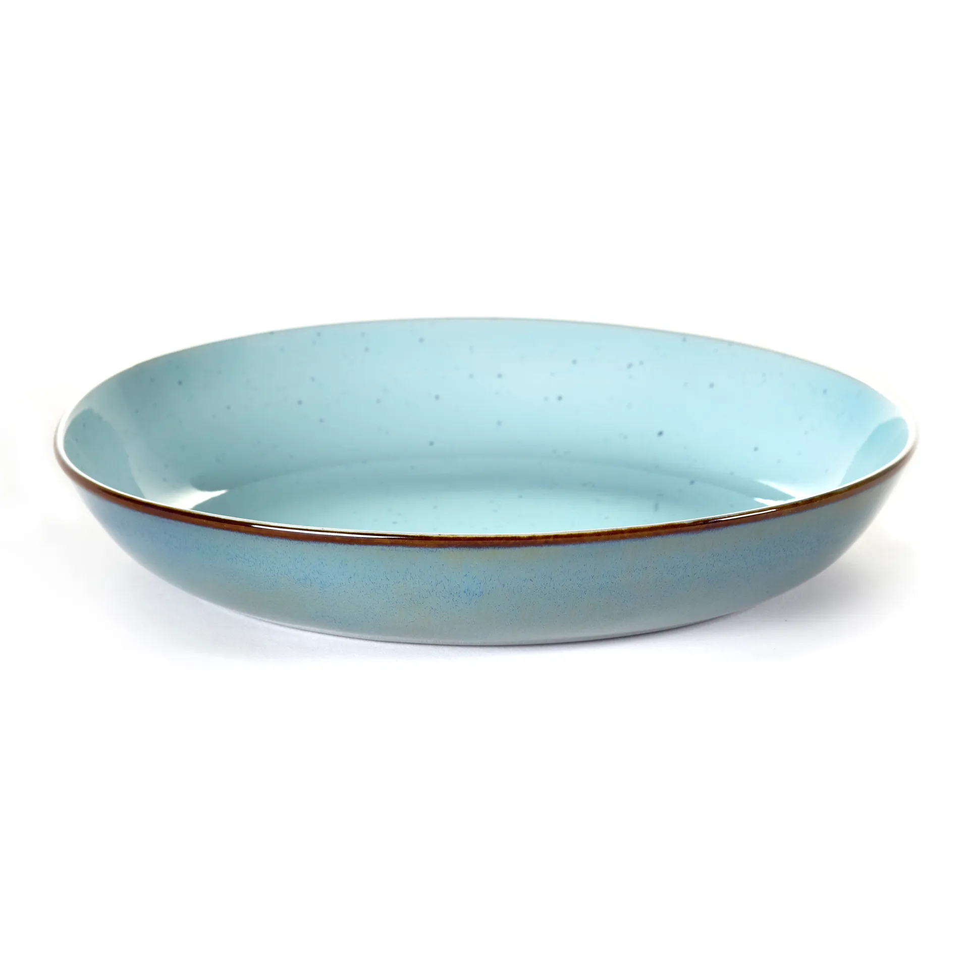Terres de Rêves pasta plate 23.5 cm, light blue-smokey blue Serax