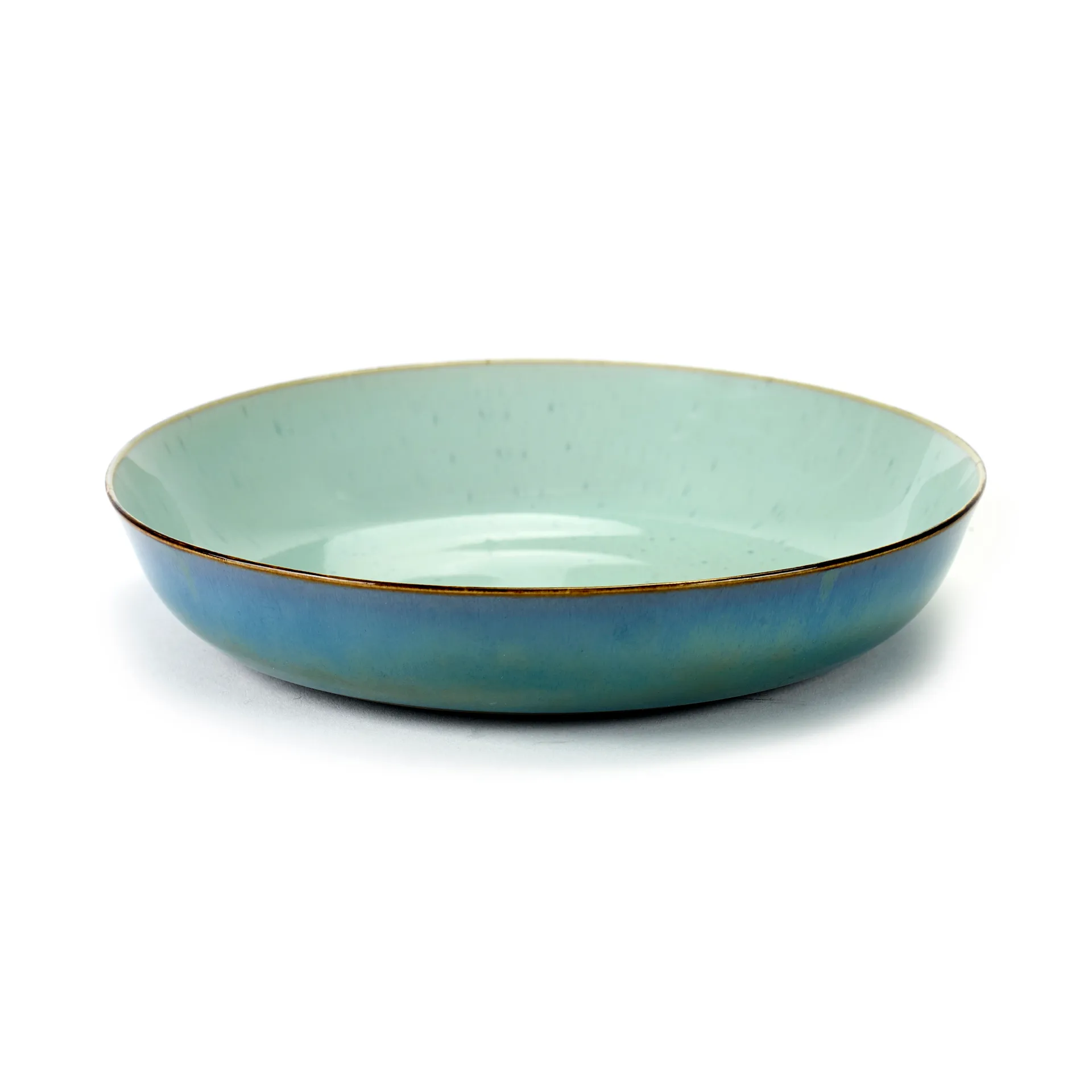 Terres de Rêves plate 21 cm, light blue-smokey blue Serax