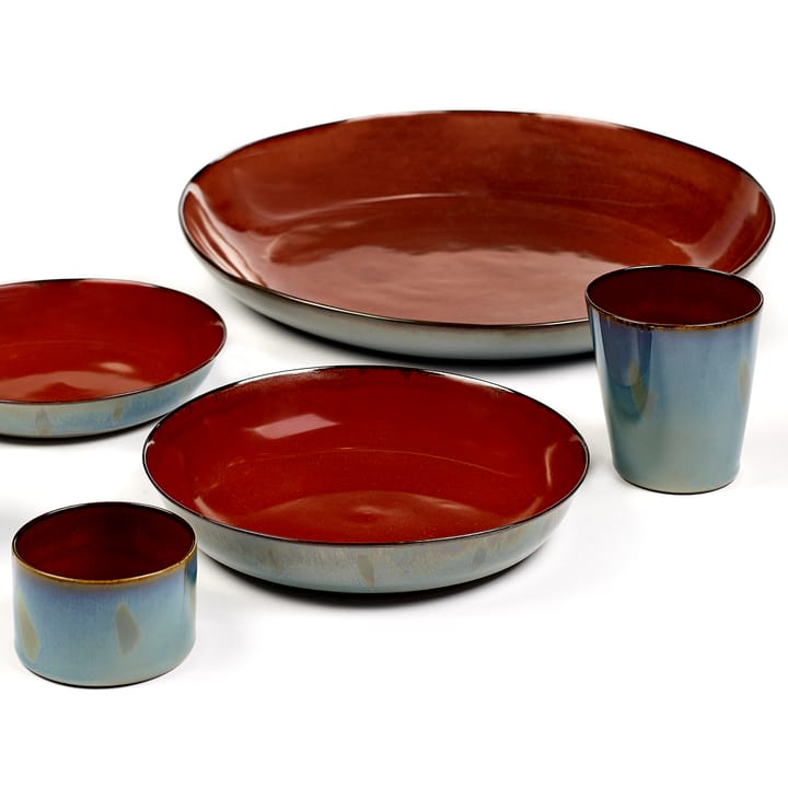 Terres de Rêves plate 21 cm - rust-smokey blue - Serax