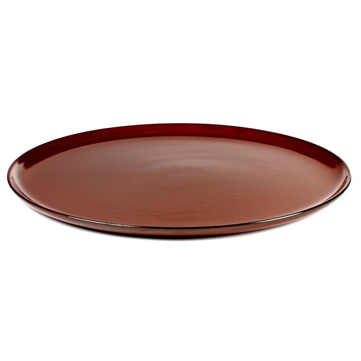 Serax Terres de Rêves plate 26 cm rust | Scandinavian Design | Dinner plates | Red