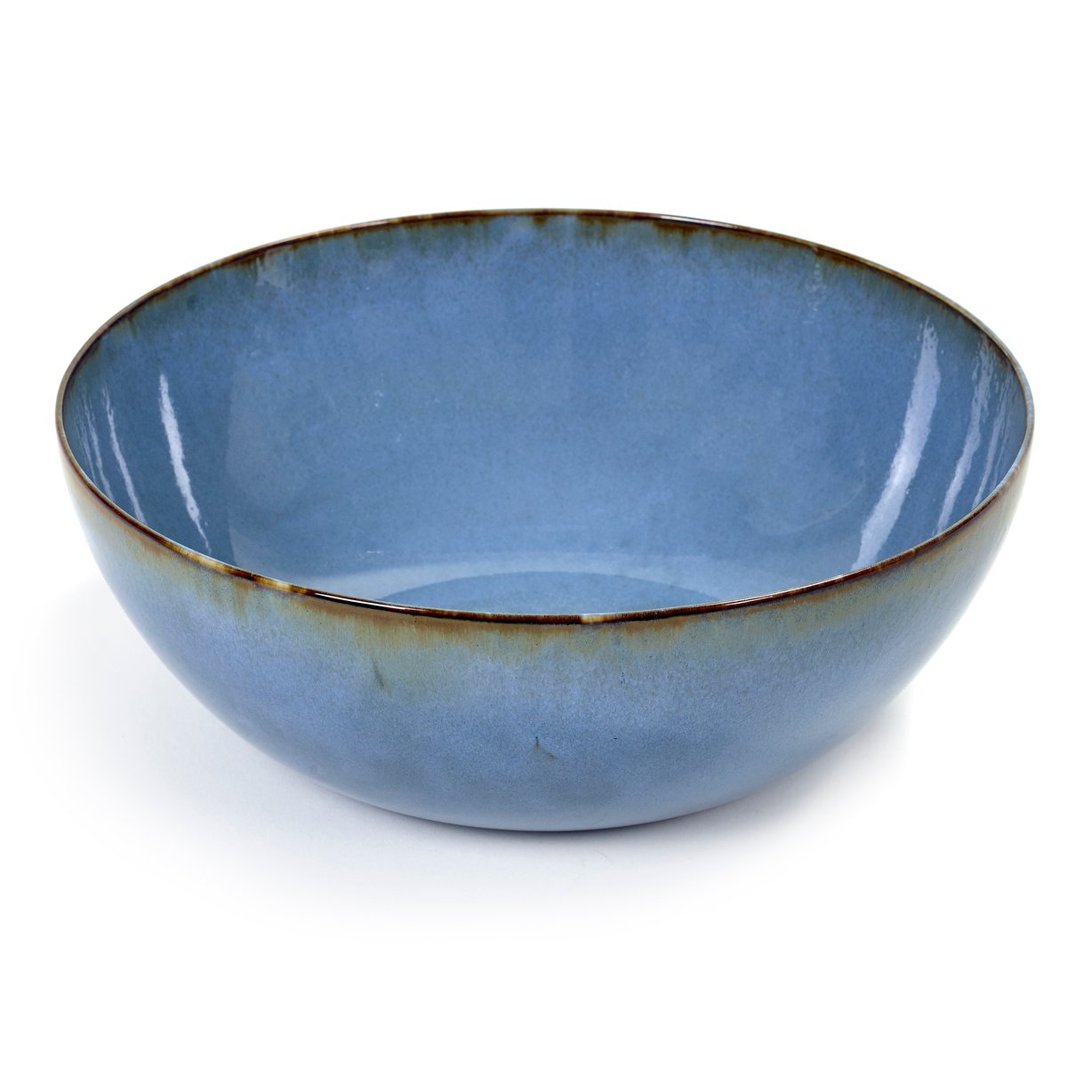 Serax Terres de Rêves sallad bowl 27 cm y blue | Scandinavian Design | Salad bowls | Blue
