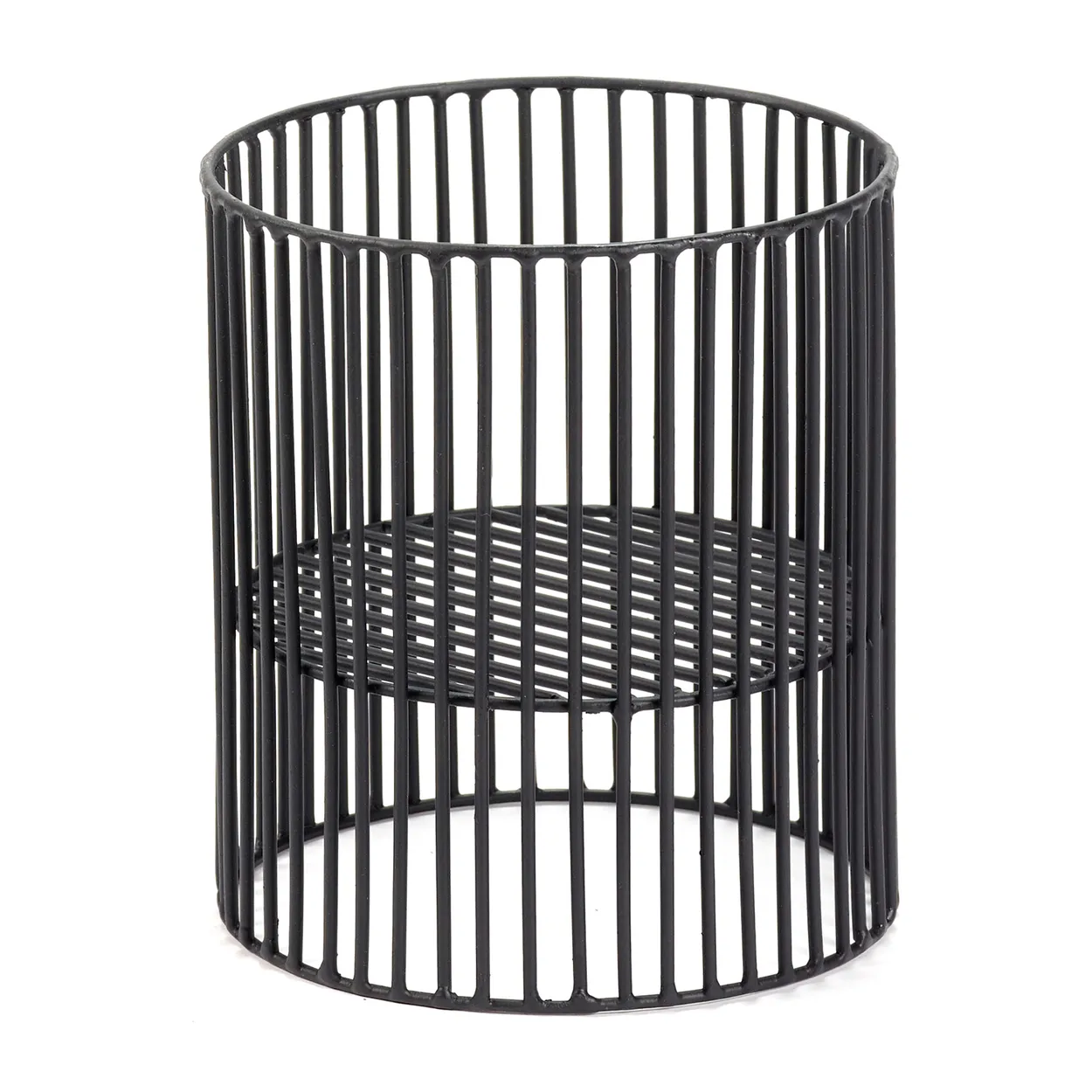 Serax Turn basket 15 cm Black | Scandinavian Design | Storage baskets | Black