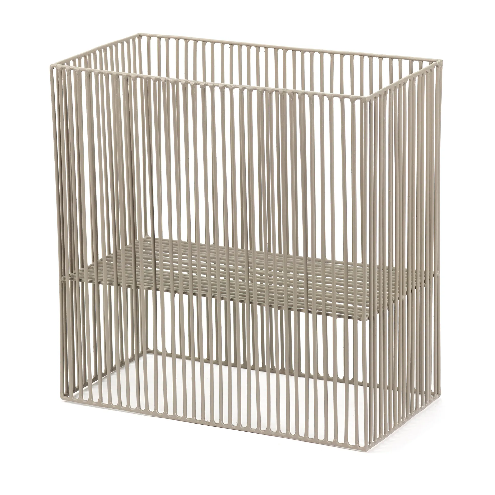 Turn basket high 15x30 cm, Grey Serax