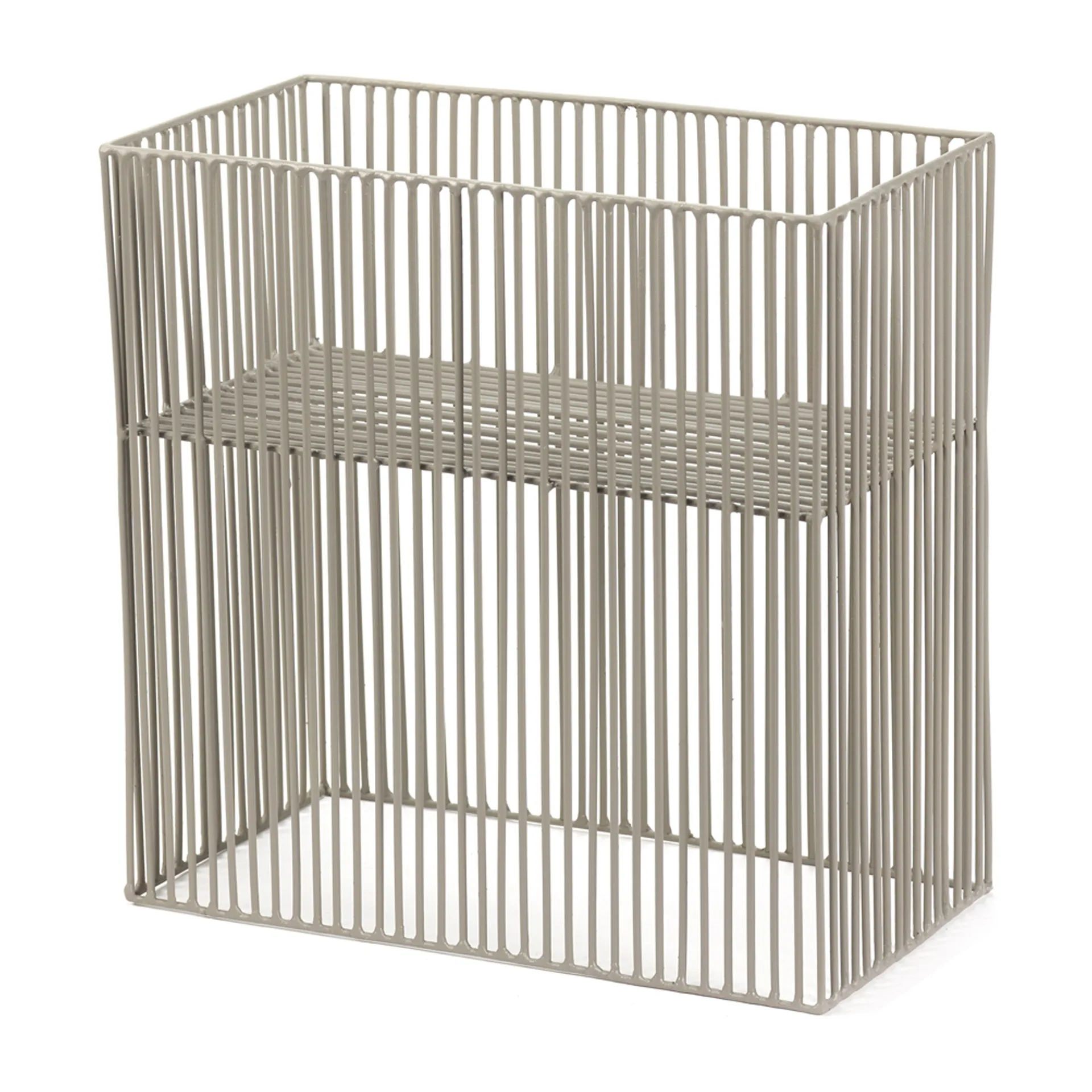 Turn basket high 15x30 cm, Grey Serax