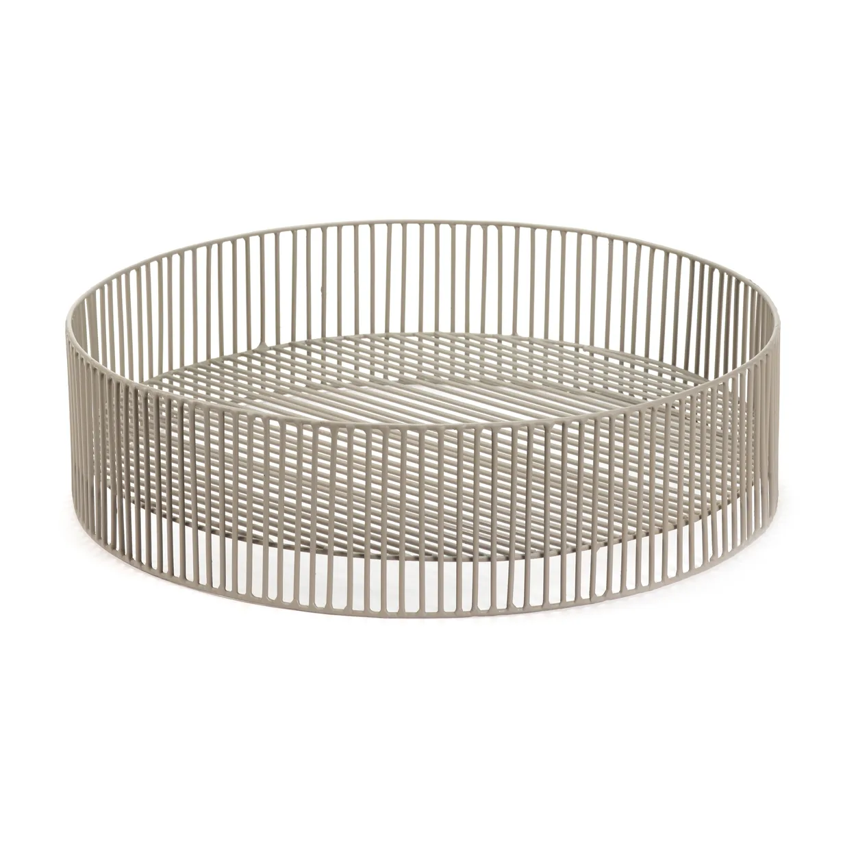 Serax Turn basket low 40 cm Grey | Scandinavian Design | Storage baskets | Grey