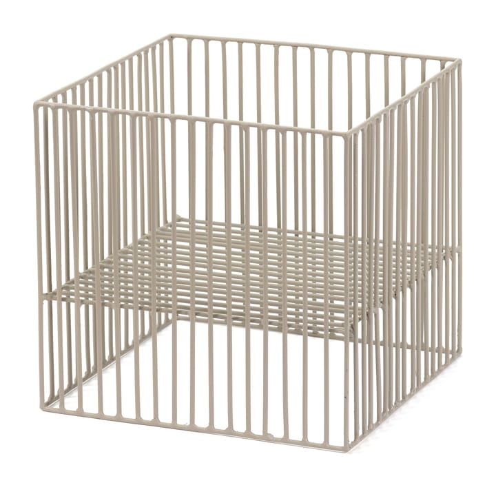 Turn basket square 22x22 cm - Grey - Serax