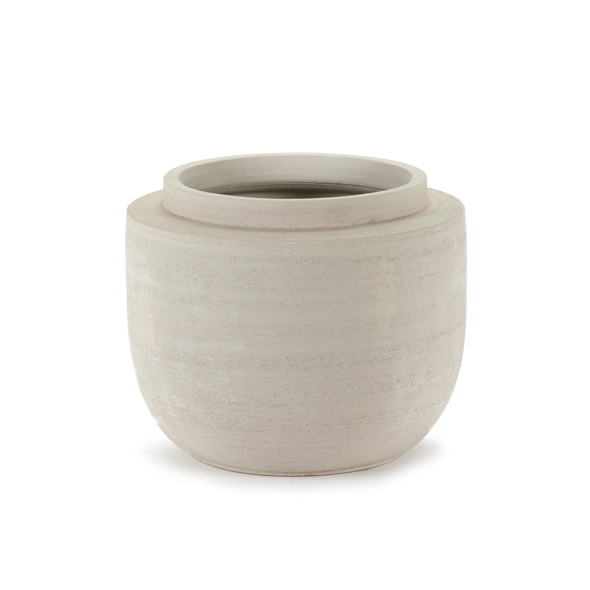 Serax Volumes flower pot h24 o28,5 cm | Scandinavian Design | Flower pots | Grey