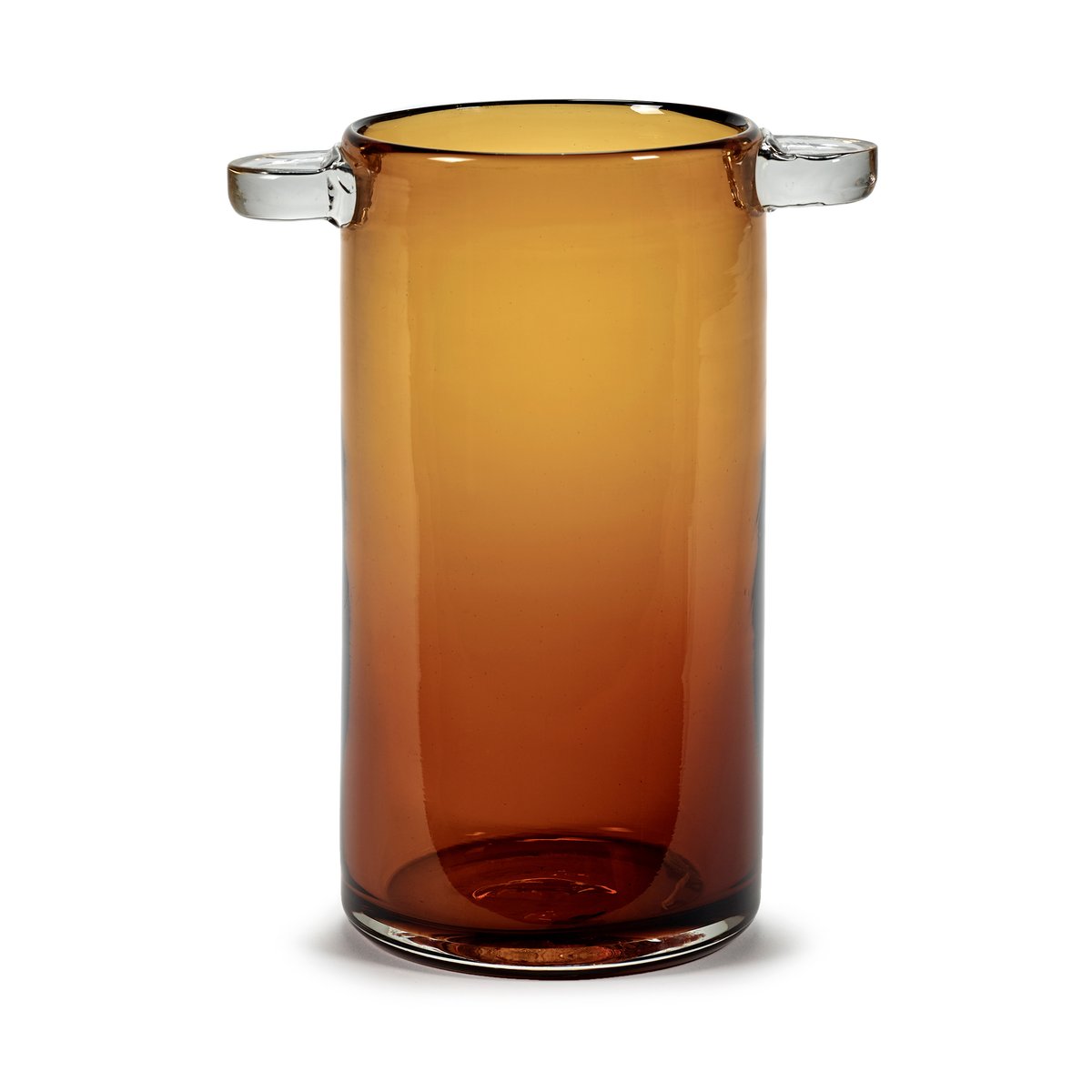 Serax Wind & Fire vase with handles 24 cm amber