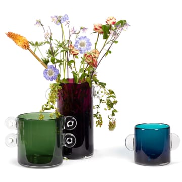 Wind & Fire vase with handles 31 cm - aubergine - Serax