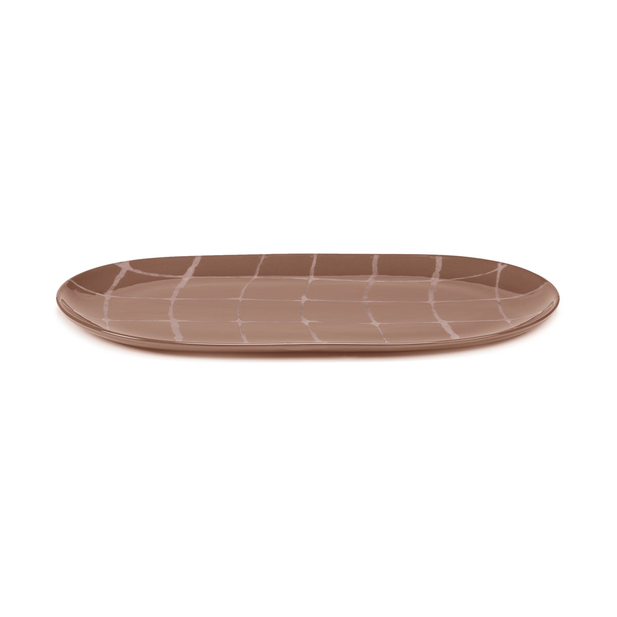 Serax Zuma serving tray 27x46 cm Sienna | Scandinavian Design | Trays | Orange