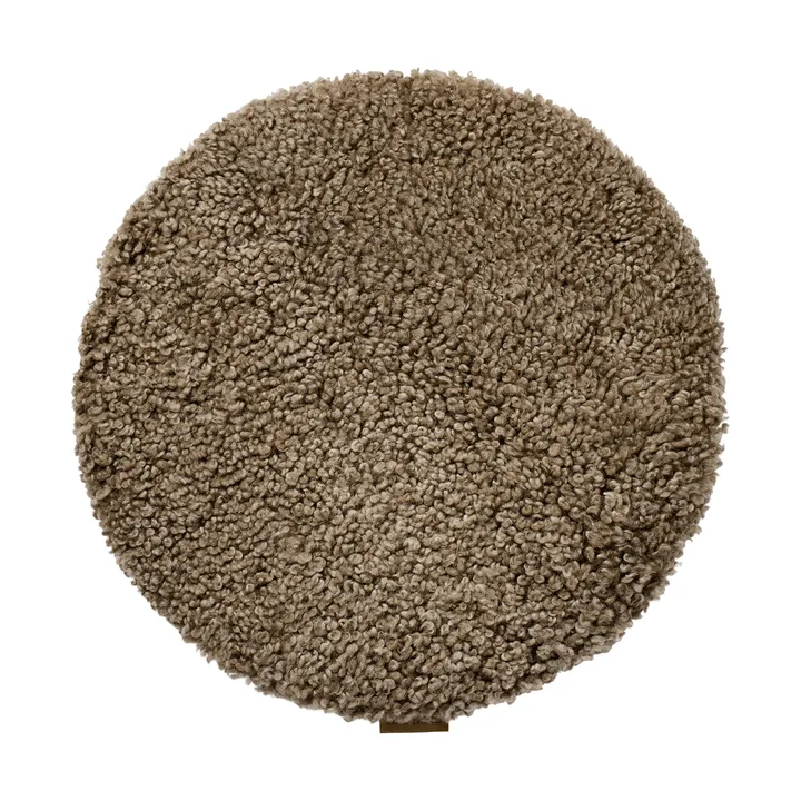 Jill padded chair cushion - Desert (beige), Ø36 cm - Shepherd of Sweden