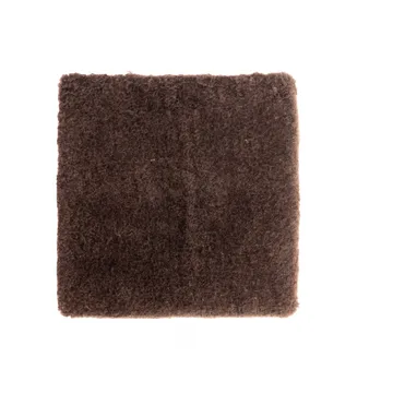 Shepherd chairs cushion Jill quilted 40 x 40 cm - dark brown - Shepherd of Sweden