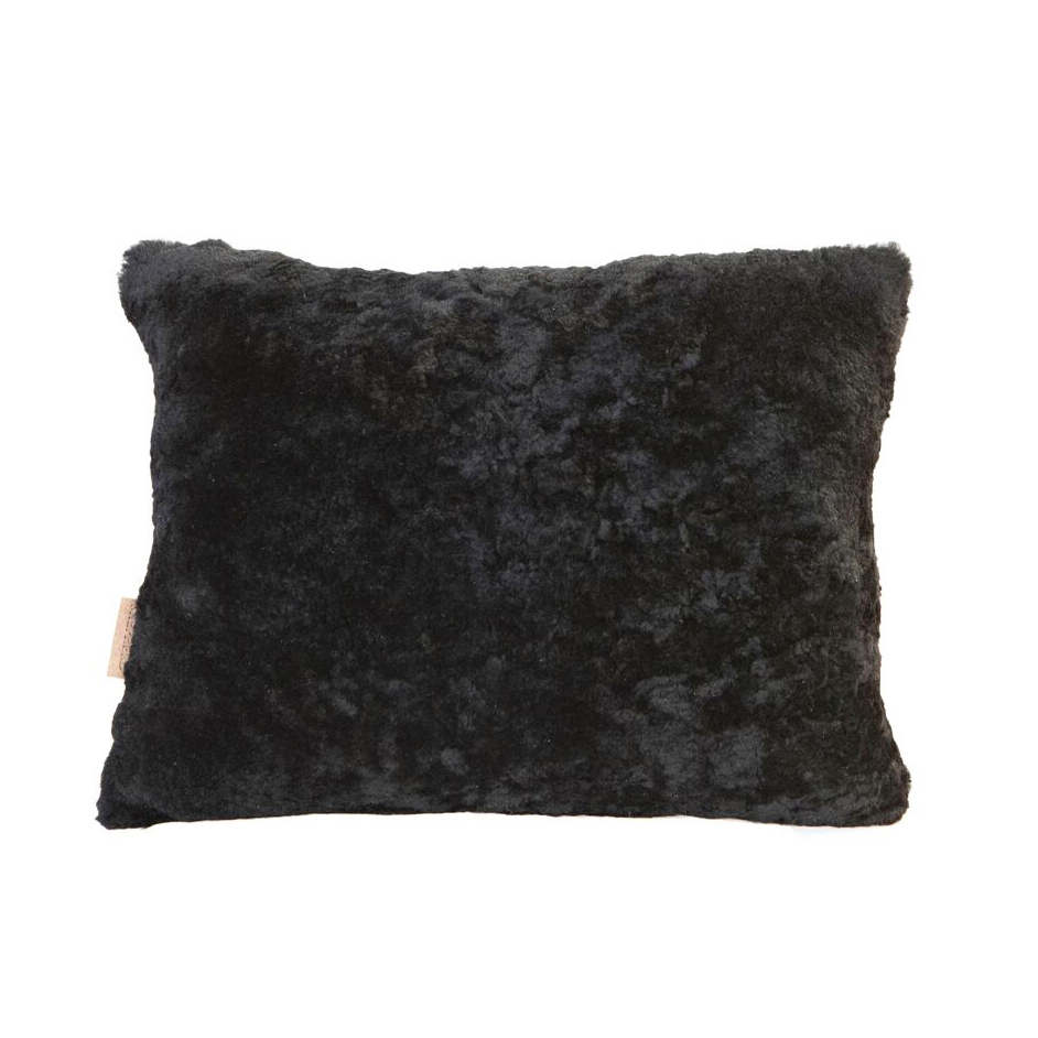 HUMAN MADE 2022FW WOOL CUSHION BLACK ×2 Shepherd Lina sheep skin cushion 40 x 30 cm from Shepherd of