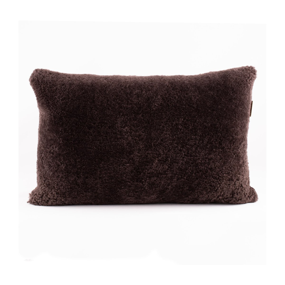 Shepherd of Sweden Shepherd Lina sheep skin cushion 40 x 30 cm dark brown
