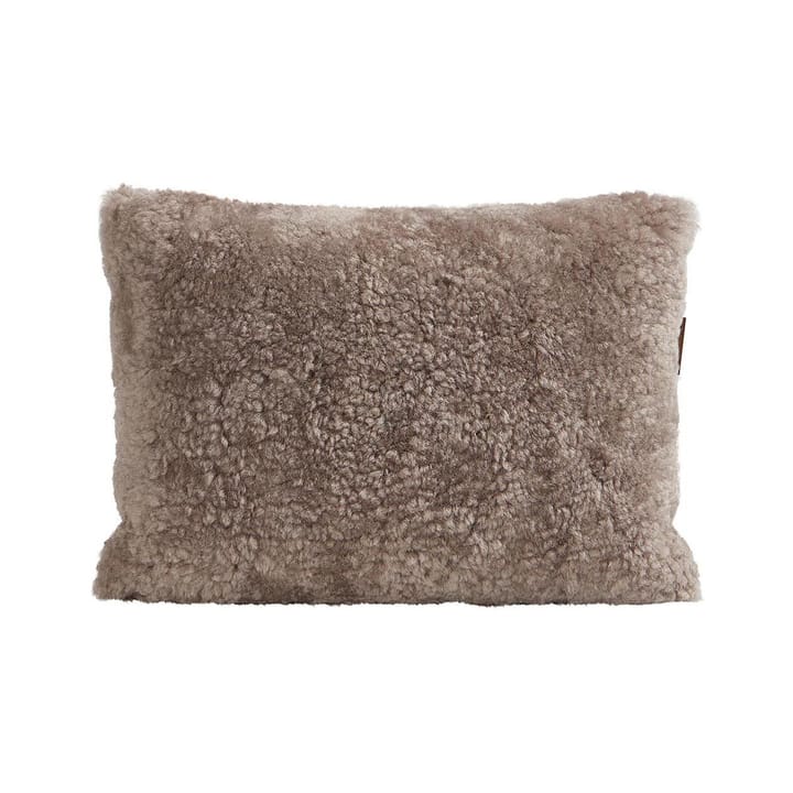 Shepherd Lina sheep skin cushion 40 x 30 cm - stone - Shepherd of Sweden