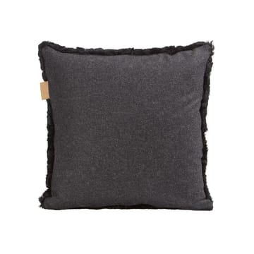 Shepherd Lina sheep skin cushion 40 x 40 cm - black - Shepherd of Sweden