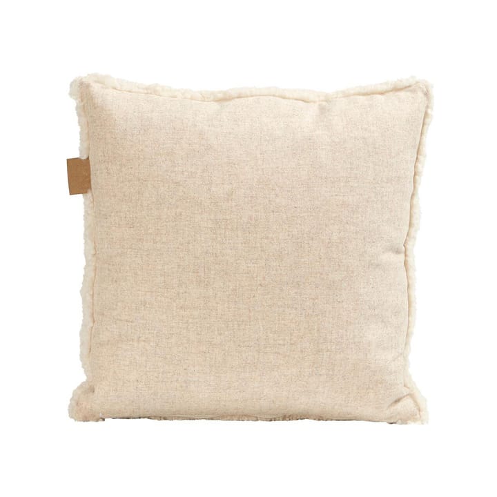 Shepherd Lina sheep skin cushion 40 x 40 cm - creme - Shepherd of Sweden