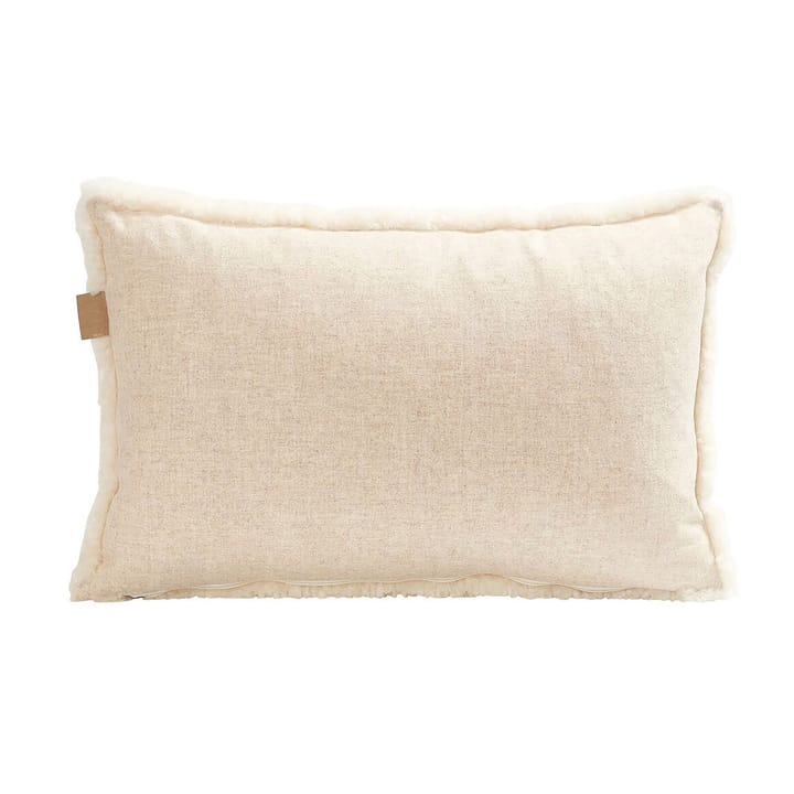 Shepherd Lina sheep skin cushion 60 x 40 cm - creme - Shepherd of Sweden