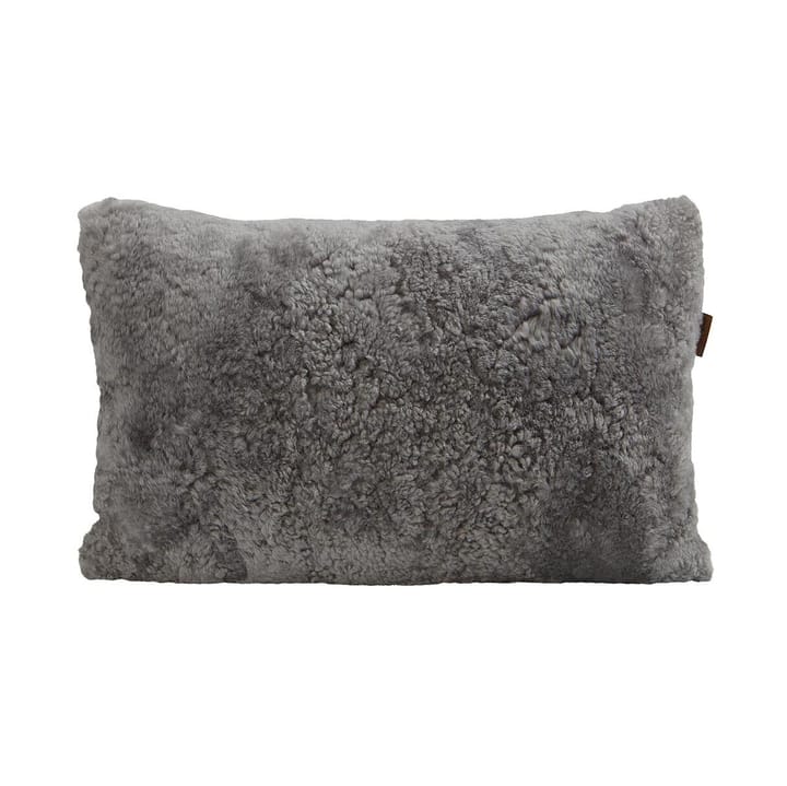 Shepherd Lina sheep skin cushion 60 x 40 cm - graphite - Shepherd of Sweden