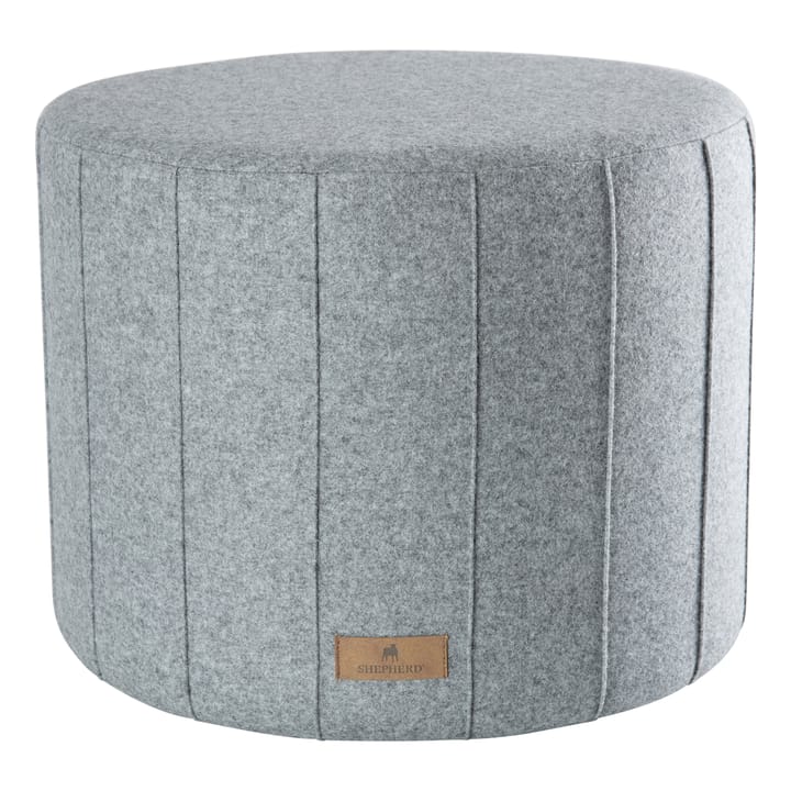 Shepherd pouf Anja 40x50 cm - granite (grey) - Shepherd of Sweden