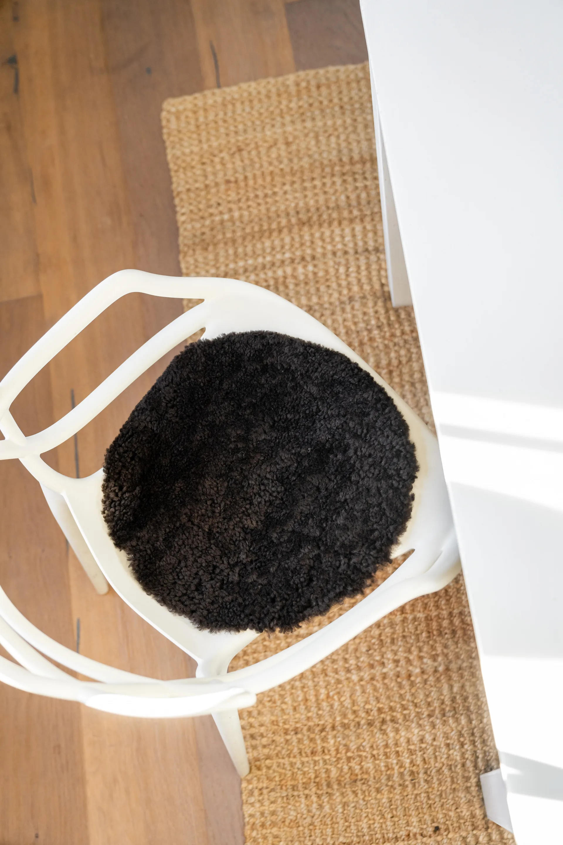 Shepherd seat cover Ida 38cm, dark brown Shepherd of Sweden