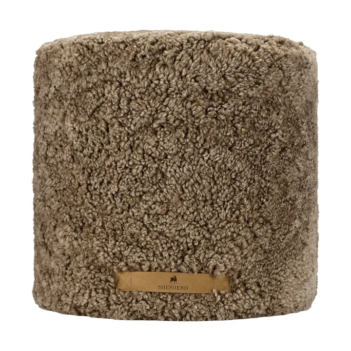 Shepherd sit pouf Frida - Desert, Ø40x40 cm - Shepherd of Sweden