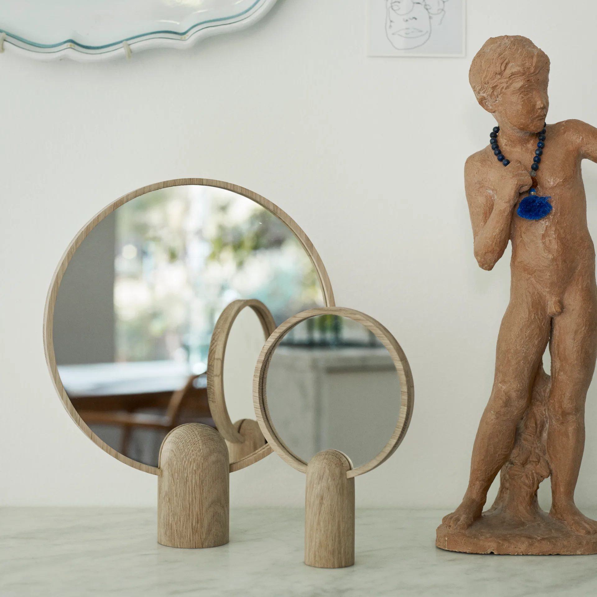 Aino mirror, small Skagerak