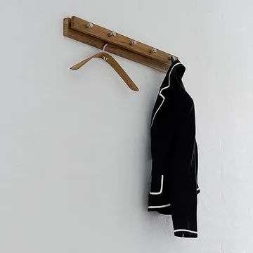 Cutter coat rack - Teak, 5 knobs - Skagerak