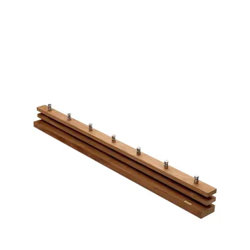 Cutter coat rack - Teak, 7 knobs - Skagerak