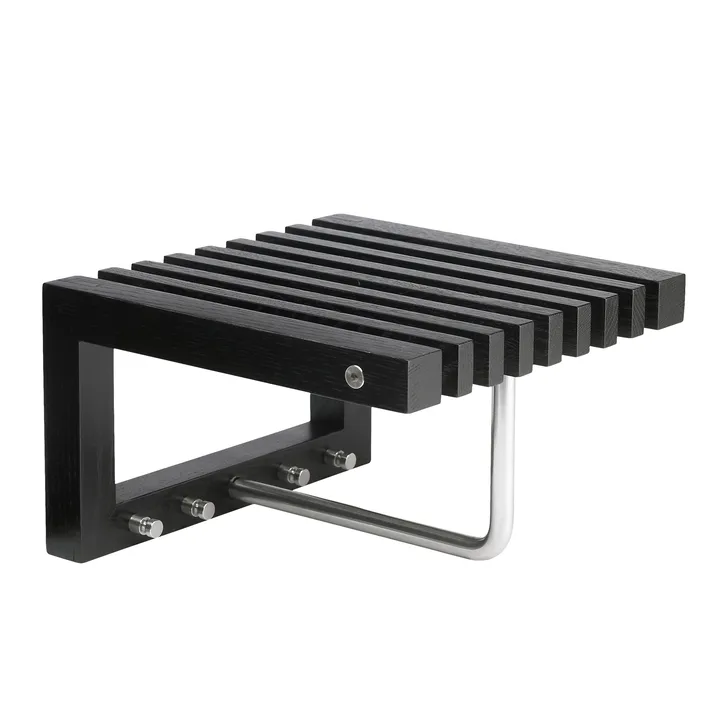 Cutter hat rack mini - black-painted oak - Skagerak