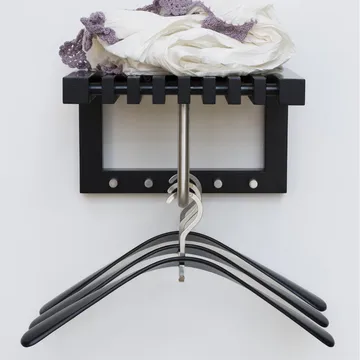 Cutter hat rack mini - black-painted oak - Skagerak