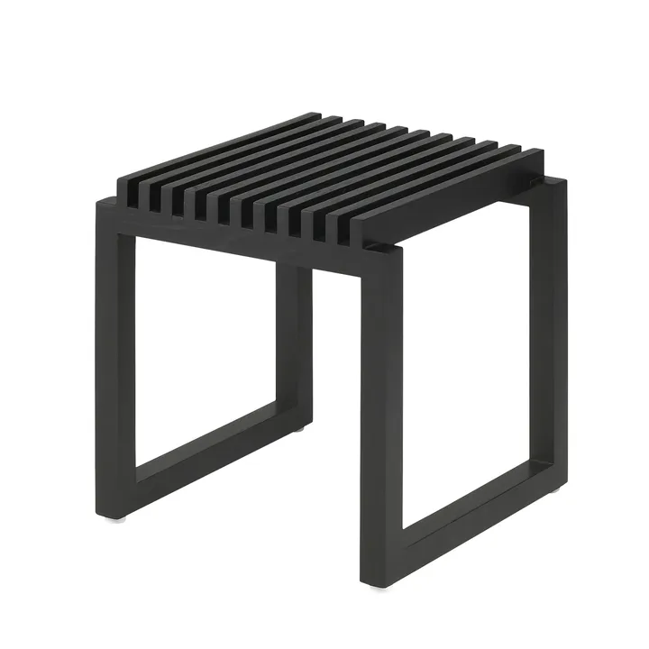 Cutter stool - black-painted oak - Skagerak