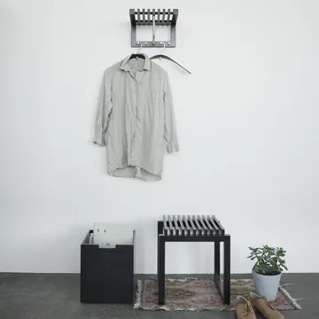 Cutter stool - black-painted oak - Skagerak