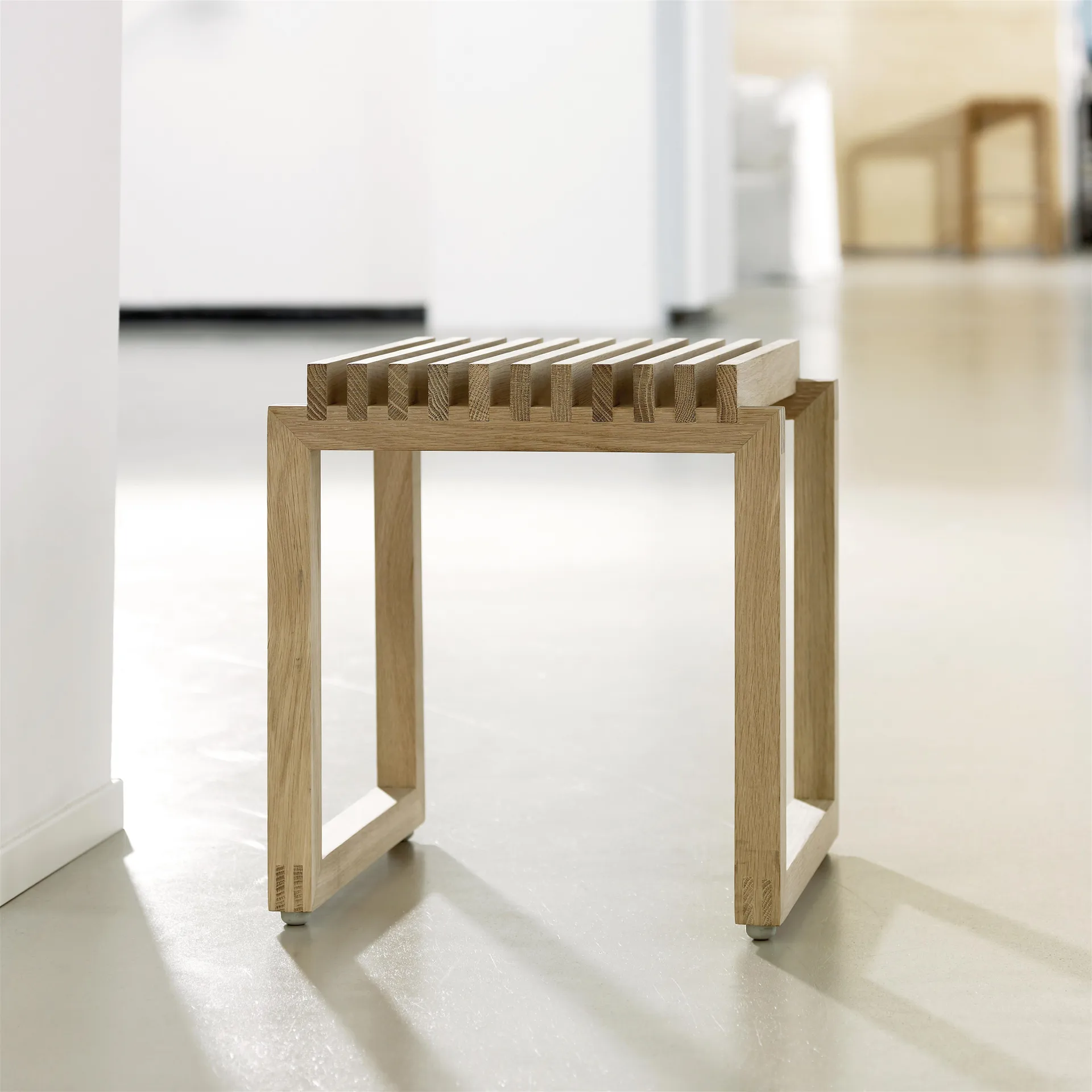 Cutter stool, oak Skagerak