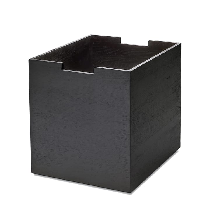 Cutter storage box large - black-lacquered oak - Skagerak