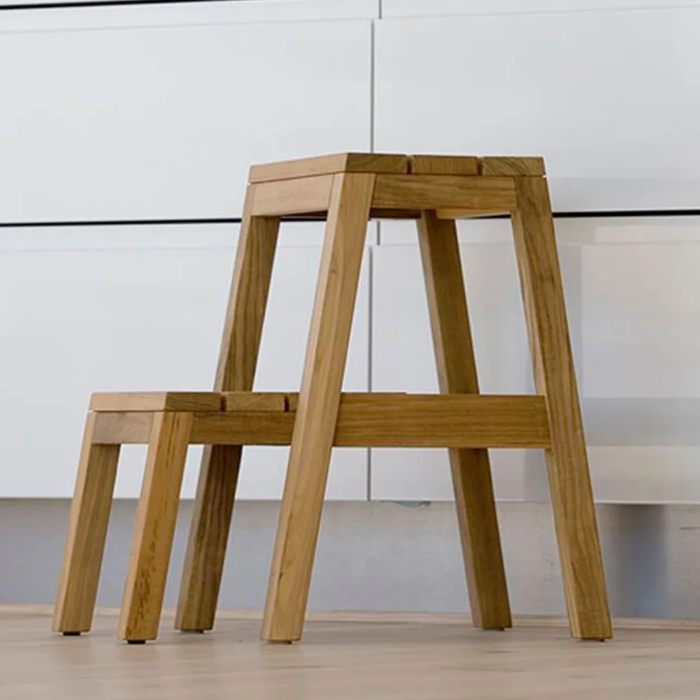 Dania step ladder, Oak Skagerak